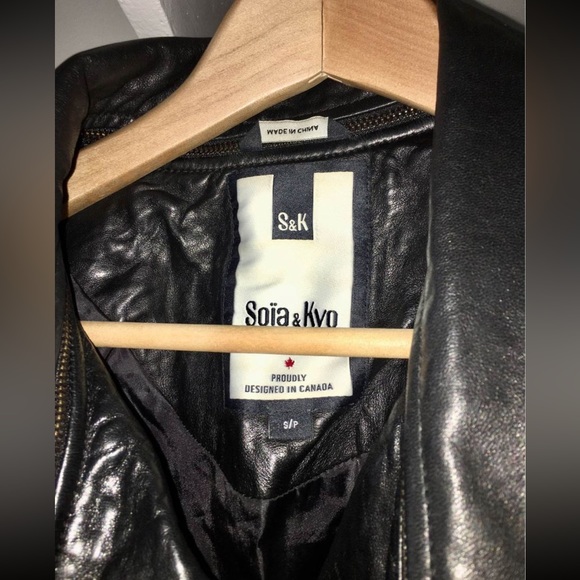 SOÏA&KYO leather jacket size S (US) - Picture 2 of 2